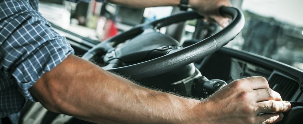 driver changing gears